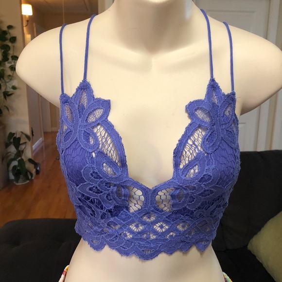 ๐ค๐ค PURPLE FREE PEOPLE XS & S BRALETTE - Picture 2 of 10